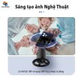 Gậy selfie chụp ảnh P01, Tripod điện thoại quay video 360 độ, Gimbal điện thoại quay tik tok, Vlog, Livestream, Tự động theo dõi khuôn mặt không dùng app. 