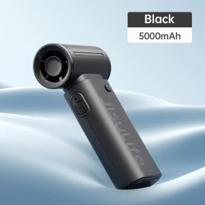 JISULIFE Life 9 Portable Fan Rechargeable 5000mAh Mini Fan With 1-100 Speeds LED Display Jisulife portable fan 5000mAh battery up to 18 hours battery life