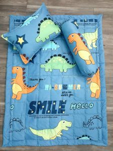 ̣̣ SALE LỚN Set chăn gối trẻ em cho bé đi mẫu giáo đi học 5 món - chăn gối nằm gối ôm kèm ruột - họa tiết ngộ nghĩnh - nhiều mẫu cho bé