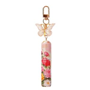 VALER Empty Mini Perfume Bottle Rotating Design 5ml Travel Perfume Bottle Sub-bottling Hanging Keychain Refillable Perfume Bottle Travel Use