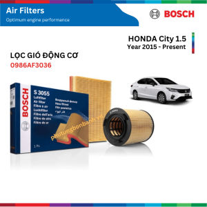 Lọc gió động cơ BOSCH Air Filter 0986AF3036 HONDA City Jazz 1.5 đời xe 2015 đến nay lọc gió động cơ City