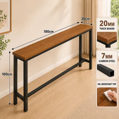 LALA Bar Table Long Bar Table High Bar Stool simple bar table Dining Table High Table Balcony Coffee Table long table Bedroom Island Table 吧台桌