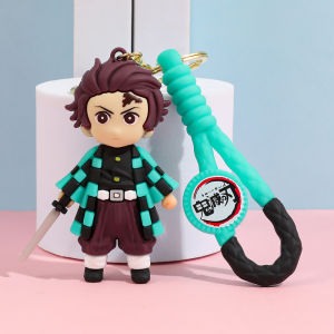 Gantungan Kunci Kimetsu No Yaiba Demon Slayer Key Chain Anime Karakter Nezuko Kamado