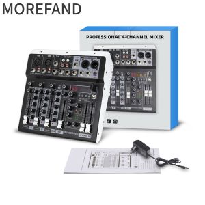 NEW BAXS Sound Mixer Professional mixer 6-channel/4-channel MX06-BT/MX04-BT signal mixer EQ effect 99DSP USB signal