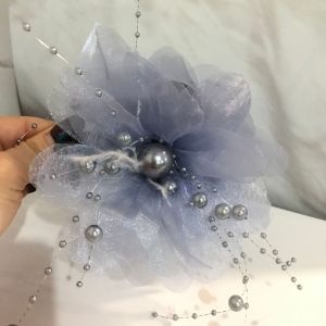 78YUANFF ดอกพีโอนี คลิปจับ พลาสติก ห้อย ของตกแต่งผม แฟชั่น คลิปฉลาม ผู้หญิง