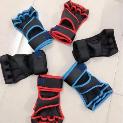 [HCM]Găng Tay Tập Gym - Găng Tay Tập Gym Có Quấn Tay Trợ Lực