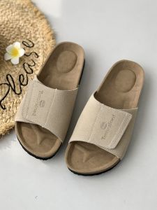 Korean trend flat sandals mens and womens plus size casual womens slippers