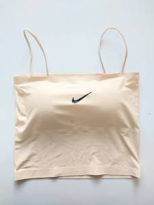 OU SHI168shope ชุดชั้นใน สปอร์ตบรา ผ้หญิง สายเดี่ยว แฟชั่น ยอดฮิต มีฟองน้ำในตัว ทรงหลังตรง สายเรียวเล็ก