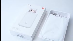 100% ASLIXiaomi Pocket Photo Printer AR 300DPI ZINK Inkless Printer DIY SharePicture (500mAh) Pocket Photo Printer