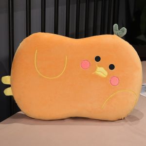 Gối Cao Su Non Bụng Mèo Họa Tiết Cute (Có Khóa Kéo) - Gối Cao Su Tựa Văn Phòng