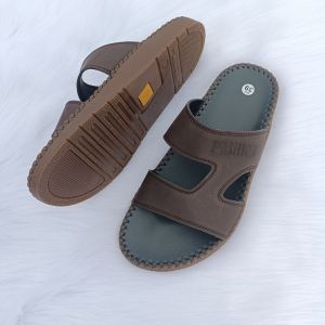 Dép nam quai ngang thời trang DT123 thoáng khí ôm chân may viền thủ công chắc chắn