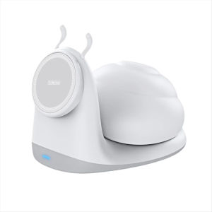 Solid Wireless Chargers Magnetic Snail Night Light For Iphone12-17 Samsung