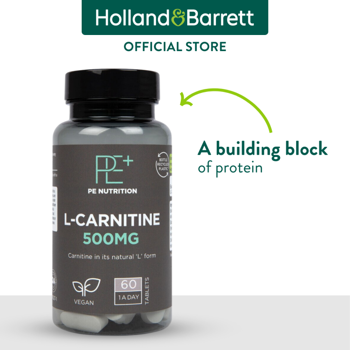 l carnitine holland barrett Holland & Barrett Precision Engineered L-Carnitine 500mg 60 ταμπλέτες main image 0