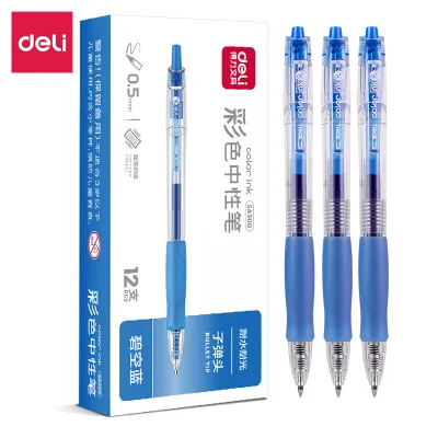 Deli ball Pen in 0.5mm available in different continues color