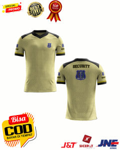 Baju Kaos Jersey SECURITY PRIA DEWASA DAN ANAK FULL PRINTING / SUBLIM BERBAGAI JENIS KERAH DAN UKURAN ART 4