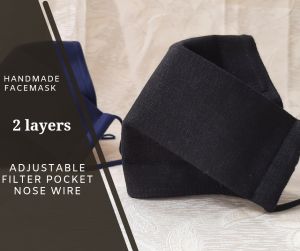 HaMi Handmade 3 Layer Filter Pocket Face Mask Washable Cloth Mask 口罩布可洗 Mask Topeng Mulut Kain