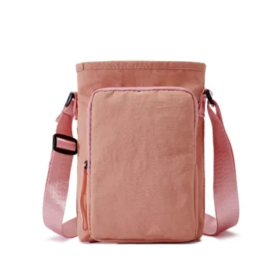 【COD&Fast Delivery】Adjustable Water Bottle Carrier Bag Simple Waterproof Shoulder Bag Universal Cloth Water Cup Pocket Outdoors