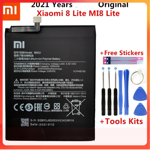 แบตเตอรี่ XiaoMi Mi 8 Lite Mi 8 Lite ของแท้ Battery BM3J 3350mAh ประกัน ...