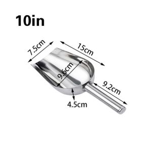 Stainless Steel Ice ScoopIce Thickened Food Flour Candy Scoop Ice Cream Crushed Shovel Multi-purpose Kitchen Tool