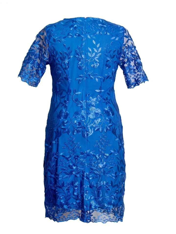 4xl 5xl Plus Size Summer Dresses for Wedding Guest Women's Short