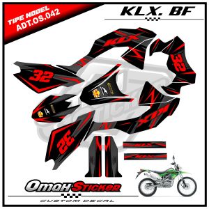 DECAL STRIPING KLX BF  G SE PREMIUM - BISA  GANTI NAMA DAN NOMER.ADT.042