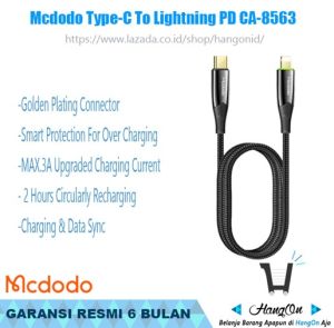 Mcdodo Kable Type C To Lightning PD Data Cable Fast Charging CA-856