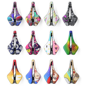 ENLEE Folding Bicycle Mountain Road Bike Bicycle Soft Bicycle Saddle Comfortable Hollow Bicycle Personalized Saddle