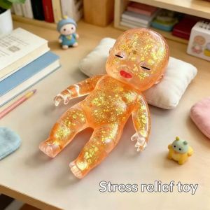 Rosy Recess Stress-Relief Squishy Baby Doll Toy - Fun & Cute TPR Soft捏捏乐 for Adults and Kids