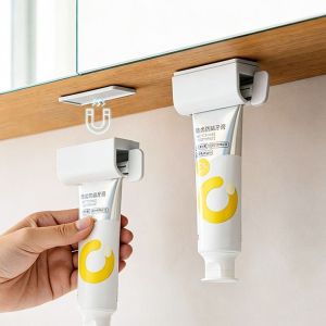 SDFBN Manual Rotating Toothpaste Squeezer Efficient Usage Labor-Saving Toothpaste Tube Rollers Lazy Tool Easy To Use Toothpaste Dispenser Oil Paint