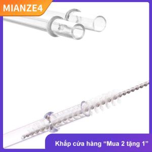 [COD] MIANZE4 10 cái long lanh màu trắng nhựa rơm 9 inch dài tái sử dụng cứng uống ống hút cho cốc Cốc Cốc Cốc chai