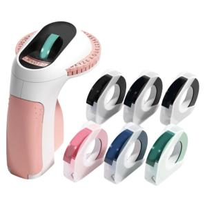 Embossing Label Maker Machine Plastic Tapes Handheld 3D Vintage Embossed Label Maker Type Writer for Office Home