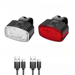 【Zhaozhao】ไฟท้ายจักรยานอัจฉริยะ ไฟท้ายจักรยาน ไฟท้ายกันน้ำ IPX6 Type-C  แบบชาร์จไฟได้