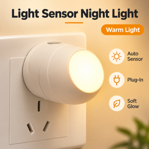 Automatic Night Light Adjustable Direction 360° LED Useful For Treasure Mother Nursing Yellow and White Light