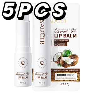 codCoconut Lip Balm - Lasting Nourishment and Moisture for Men and Women - Daily Care Lip Balm