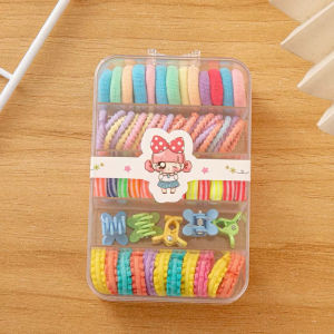 Penyepit Rambut Klip Rambut Mini Size Hair Clip Card Flower Hair Clip Kids Colourful Hair Pin Small Clip Box儿童彩色盒装迷你发夹