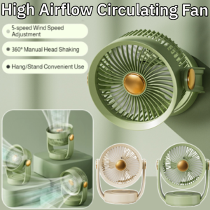 Mini Desktop Fan Usb Rechargeable Mute Folding Fan High Air Volume Wind Turbo Fan Settings 360° Adjustable