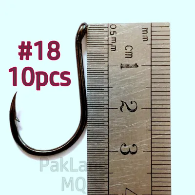 MataKail 100pcs Saiz Mata kecil 3-22 Fishing Hooks Carbon Steel