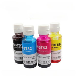 Compatible GT51 GT52 Refill Ink Replacement for HP GT5810 GT5820 GT5812 GT5822 Smart Tank Series Printers Black 90ML Cyan Magenta Yellow 70ML Each 6000‑Page Black & 7000‑Page Color Yield 2‑Year Shelf‑Life