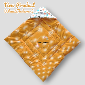 Badcover Bayi Tebal | selimut bayi bayi baru lahir| selimut bayi karakter | ukuran 70 cm x 65 cm