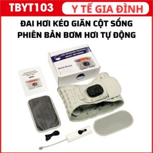 Đai hơi kéo dãn cột sống Z5 bơm hơi tự động hỗ trợ đau lưng do thoát vị đĩa đệm thoái hóa cột sống