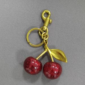 Creative Exquisite Car Key Ring Handbag Pendant Womens Bag Jewelry BagCharm Cherry Crystal Stylish