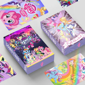 30PCS My Little Pony Sparkle Card Cartoon Peripheral Greeting Card Game Collection Gift Toy Card