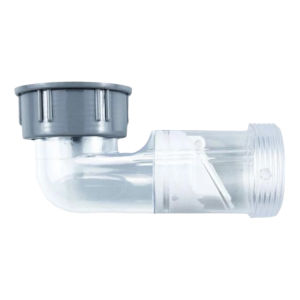 Kitchen Sink Wash Basin Drainage Pipe Kit Universal Curved Drain Joint Durable Downpipe Fitting