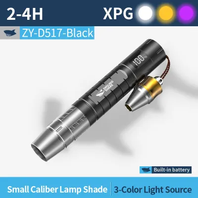 SMILING SHARK ZYD517 ไฟฉาย LED 3 แหล่งกำเนิดแสง ไฟทดสอบหินหยก ชาร์จไฟ Type-C กันน้ำ ไฟส่องสว่างเฉพาะสำหรับหินหยก