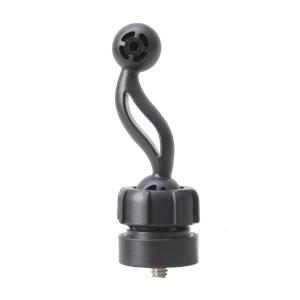 360 Rotating Extension Adapter 17mm Ball Mount Flexible Mounting Adapter for Car Phone Holder Dashboard Vent Mount