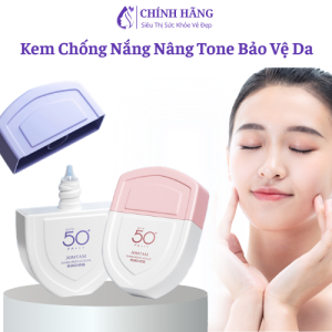 Kem Chống Nắng Bật Tông Giúp Da Che Khuyết Điểm Dưỡng Trắng Tự Nhiên  50+ JOMTAM 40g