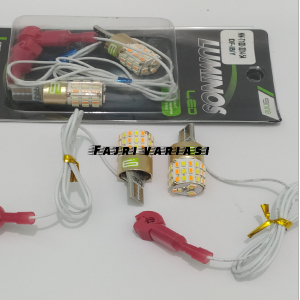 NINE LUMINOSLED Lampu LED T10 DF1 54 Mata 2 Mode Senja & Sein