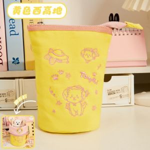 【557人好评】竖式笔筒笔袋高颜值ins风女生2024新款文具盒大容量小众铅笔盒