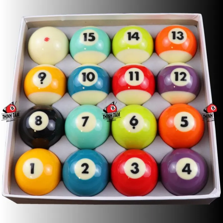 [THỊNH TÂM] Bộ 16 Bóng Bida Lỗ CYCLOP, Bộ Bóng Bi-A Pool Đẹp CLB
