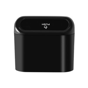【Ann-Car】Universal Car Trash Can Multifunctional Storage Bucket Garbage Flip Lid Dust bin Organizer Auto Accessories